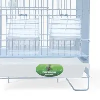 Клетка для птиц пролётная укомплектованная Bd=5/2w, 62&times;27&times;40 см, белая
