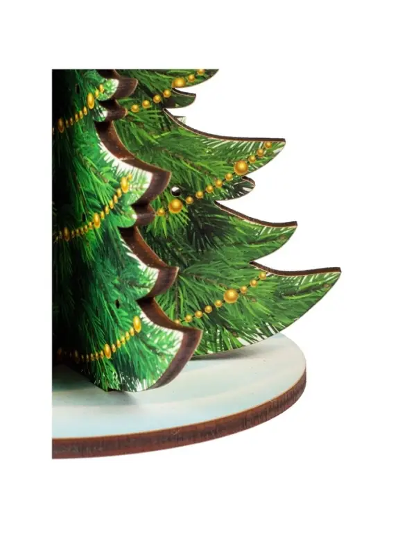 Модель из дерева WoodLand Toys &laquo;Ёлка сборная. Новогодние украшения&raquo;