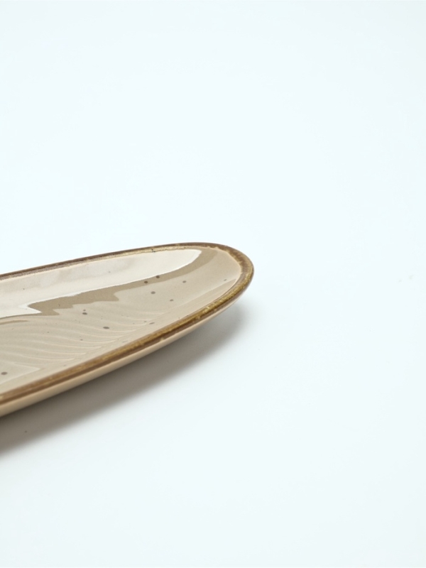 Блюдо керамическое Dolce Ceramo. «Песчаный берег», 34 х 8 см Блюдо керамическое Dolce Ceramo. «Песчаный берег», 34 х 8 см