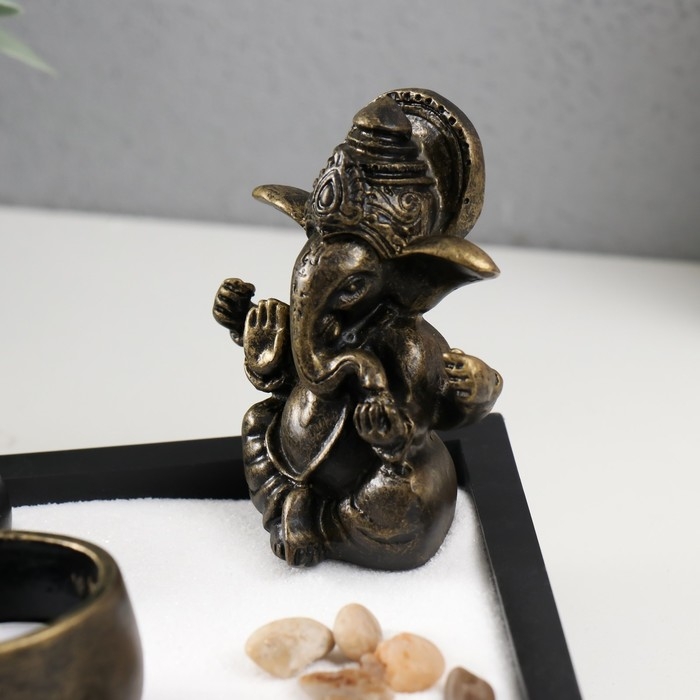 Сад камней Дзен  Сад камней Дзен "Ганеша" 12,5х12,5х10 см