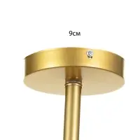 Люстра BayerLux &laquo;Марси&raquo;, 5хЕ27, 40 Вт, чёрно-золотистая, 60&times;60&times;27 см