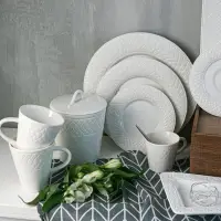 Кружка Magistro Argos, 300 мл, фарфор, белая