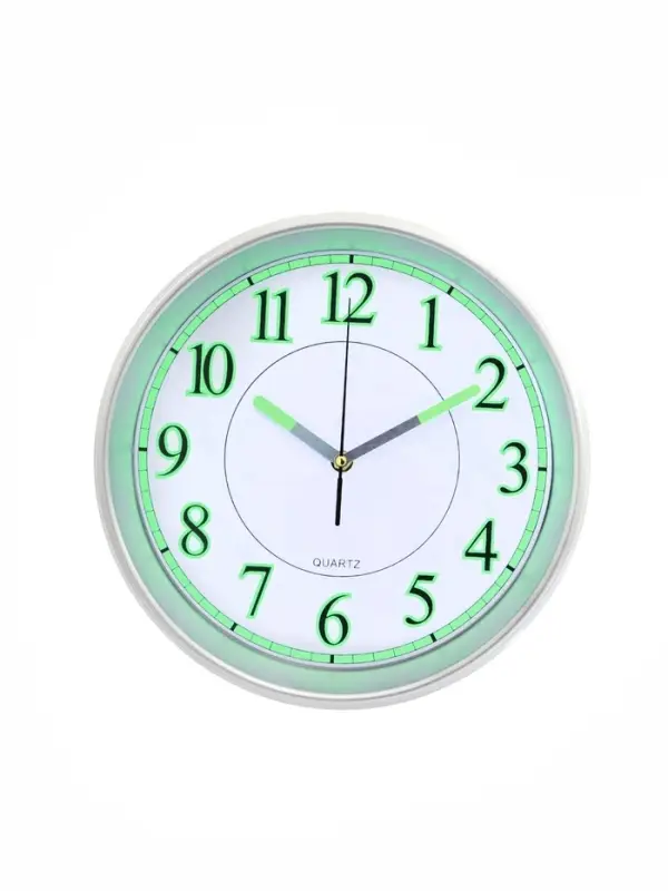 Часы настенные интерьерные &laquo;Илони&raquo;, плавный ход, светящиеся, d=30 см