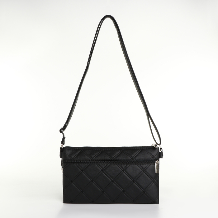 Сумка-клатч на молнии, цвет чёрный Сумка-клатч на молнии, цвет чёрный