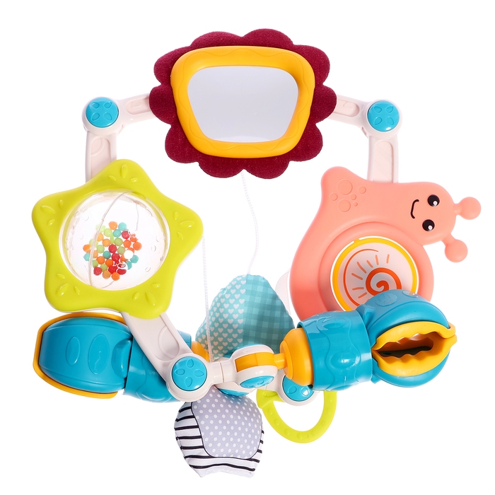 Развивающая дуга «Улитка», с подвижными элементами Развивающая дуга «Улитка», с подвижными элементами