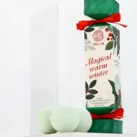 Бомбочки для ванны Magical warm winter, набор 3 шт х 40 г, праздничная ель, URAL LAB
