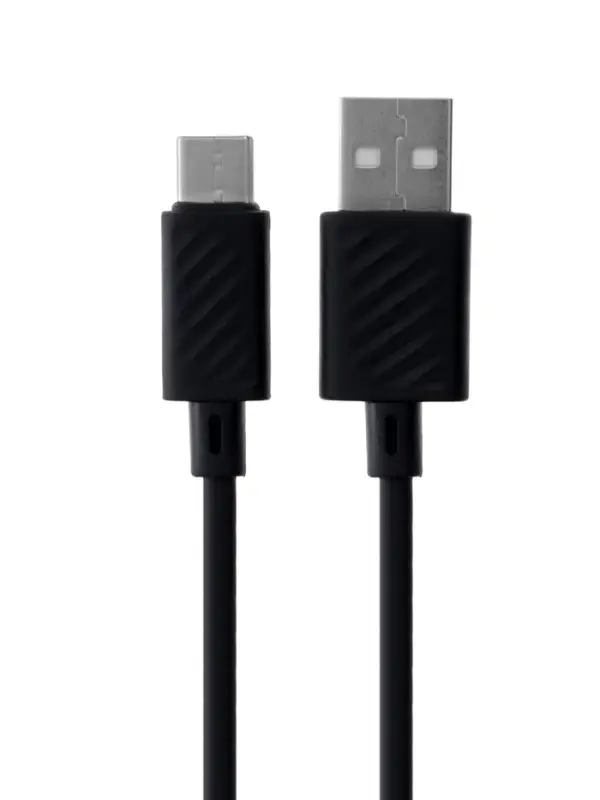 Кабель Hoco X88, Type-C - USB, 3 А, 1 м, ПВХ, чёрный
