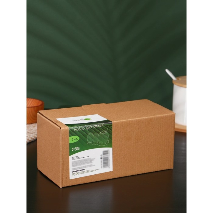 Набор фарфоровый для специй на бамбуковой подставке BellaTenero, 3 предмета: солонка 70 мл, перечница 70 мл, сахарница с ложкой 260 мл, цвет белый Набор фарфоровый для специй на бамбуковой подставке BellaTenero, 3 предмета: солонка 70 мл, перечница 70 мл, сахарница с ложкой 260 мл, цвет белый