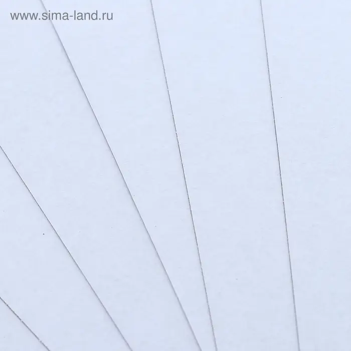 Картон белый А4, 6 листов, Премиум, немелованный, блок 370 г/м2 Картон белый А4, 6 листов, Премиум, немелованный, блок 370 г/м2