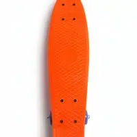 Пенниборд ONLYTOP, 56&times;15 см, колёса PVC 50 мм, пластиковая рама, оранжевый