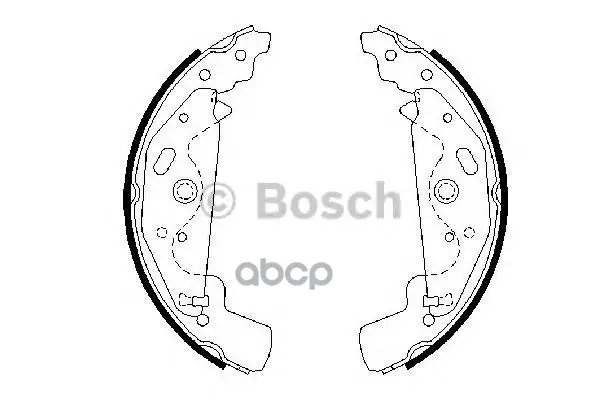 Колодки тормозные Bosch арт. 0 986 487 643