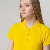 Рубашка поло женская Virma lady, желтая, размер S