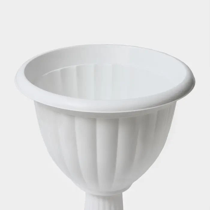 Вазон для цветов &laquo;Жасмин&raquo;, 18 л, d=42 см, h=30 см, белый