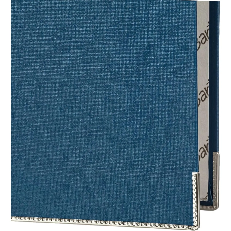 Папка-регистратор ECONOMY PLUS 80мм,син,ПБП1,карм.кор,мет.уг