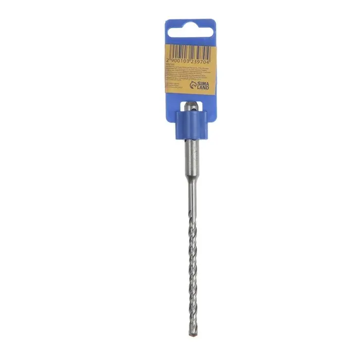 Бур по бетону ТУНДРА, двойная спираль, SDS-plus, 6&times;160 мм