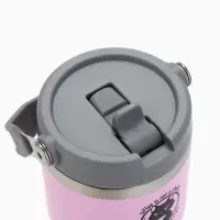 Термостакан с ручкой Coffee, 600 мл, розовый