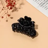 Крабик для волос &laquo;Ночка&raquo;, роза, 6.8 см, матовый и глянец, МИКС