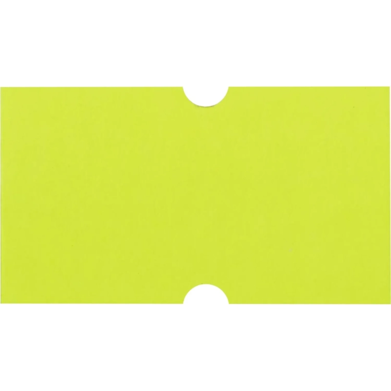 Этикет-лента 21,5х12 желт прям 1000шт/рул 10рул/уп