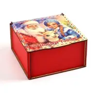Коробка подарочная &laquo;С Новым Годом!&raquo;, 18&times;18&times;9 см