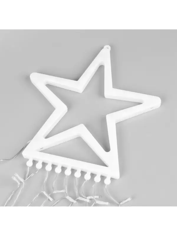 Светодиодная фигура &laquo;Комета&raquo; 3.5 м, пластик, 9 нитей, 31 В, свечение тёплое белое