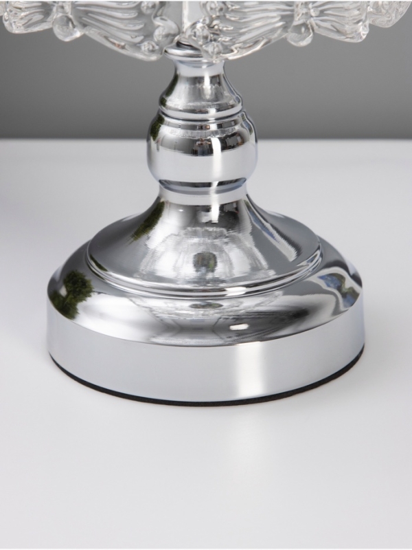 Лампа настольная RISALUX «Бабочки», LED, 10 Вт, хром, 15.5×15.5×33 см Лампа настольная RISALUX «Бабочки», LED, 10 Вт, хром, 15.5×15.5×33 см