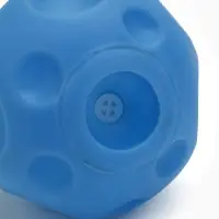 Игрушка пищащая "Мячик" для собак, 6,5 см, голубая