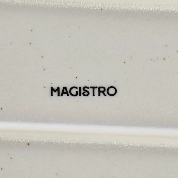 Блюдо фарфоровое для подачи Magistro Slate, 30×10 см, цвет белый Блюдо фарфоровое для подачи Magistro Slate, 30×10 см, цвет белый