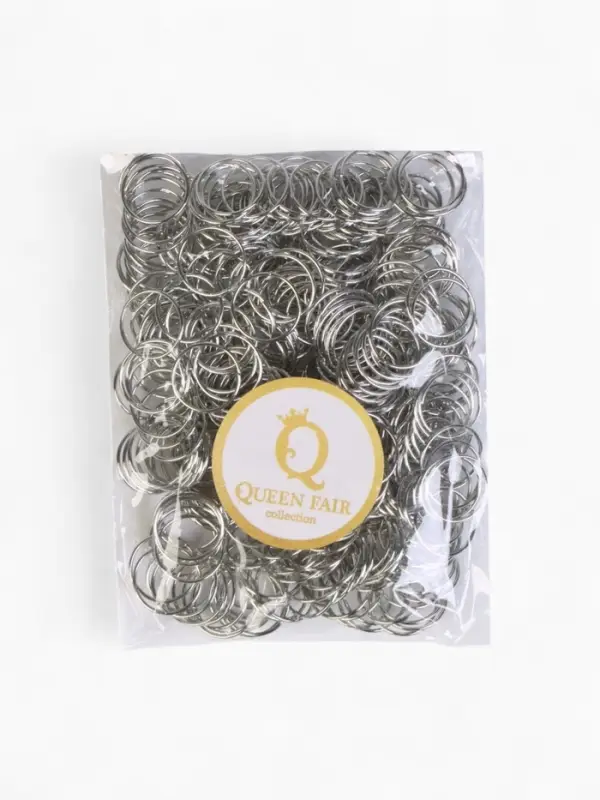 Кольцо соединительное 0.7&times;12 мм (набор 50 г, &plusmn;360 шт.) СМ-995, цвет серебро