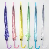 Зонт - трость полуавтоматический, 8 спиц, R=46/55 см, d=92 см, МИКС