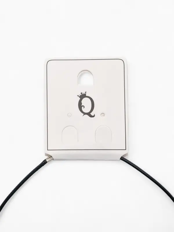 Кулон на шнурке &laquo;Муранское стекло&raquo;, малый, сердечко темное, МИКС, 45 см