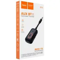 Блютуз ресивер + модулятор E151 HOCO черный