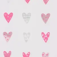 Пакет с петлевой ручкой "Сердечки" 35 х 25 х 8 см  80 мкм