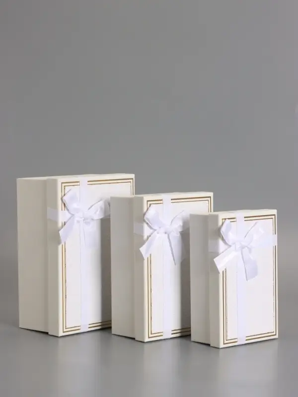 Наборок коробок 3 в 1 прямоугольные 23*16*9.5 21*14*8.0 19*12*6.5 см