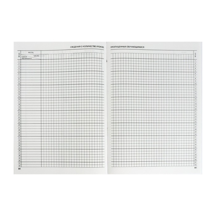 Классный журнал для 5-11 классов А4, 96 листов, твёрдая обложка, белый блок Классный журнал для 5-11 классов А4, 96 листов, твёрдая обложка, белый блок