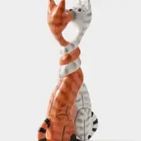 Сувенир &laquo;Целующиеся коты&raquo;, 30&times;6&times;16 см, дерево