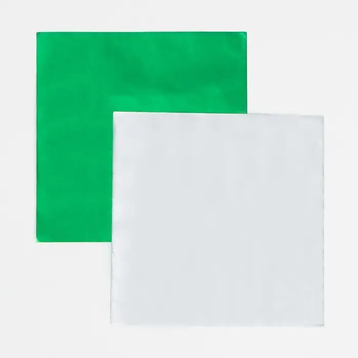 Фольга для конфет 10&times;10 см 100 шт., зелёный