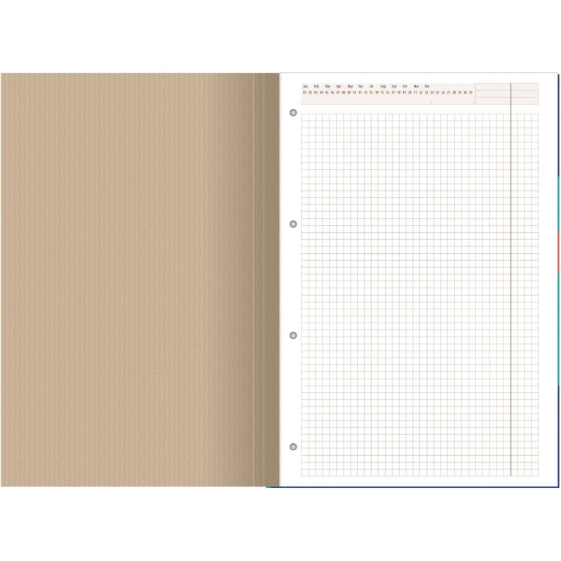 Блокнот ОФИС3 на скрепке А4 60л. клетка, картон обл. синий