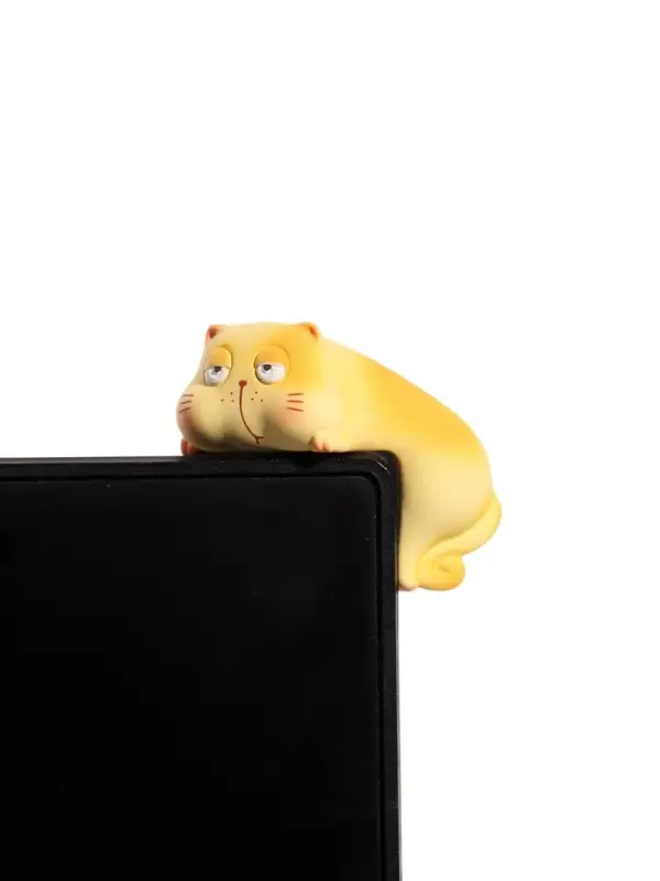 Мини - фигурка на монитор &laquo;Сонный кот&raquo;, 4.5&times;2.4&times;3 см
