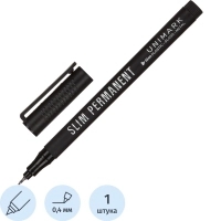 Маркер перманентный BrunoVisconti  ДЛЯ CD UNIMARK SLIM черный 22-0028