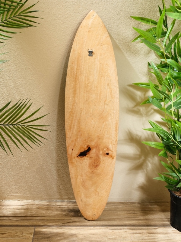 Панно "Доска для сёрфа "Сёрфингист" дерево 80х21 см