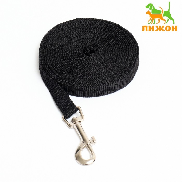 Поводок 5 м х 1,5 см, чёрный Поводок 5 м х 1,5 см, чёрный
