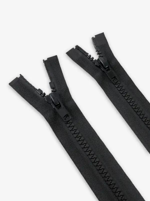 Молния &laquo;Трактор&raquo;, №8, разъёмная, 2 замка, замки автомат, 100 см, чёрная