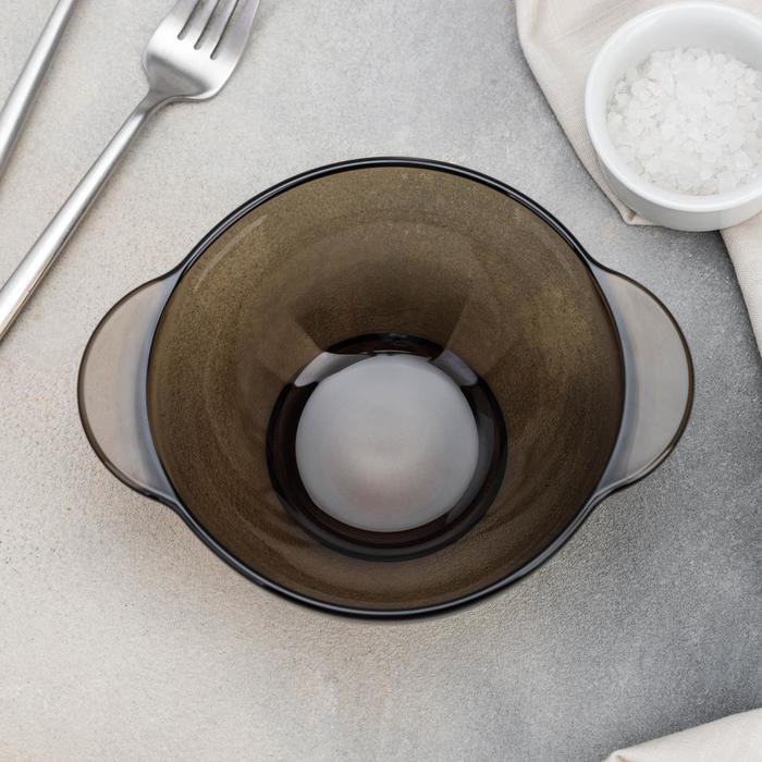 Бульонница Luminarc «Дымчатая», 560 мл, стекло, коричневая Бульонница Luminarc «Дымчатая», 560 мл, стекло, коричневая