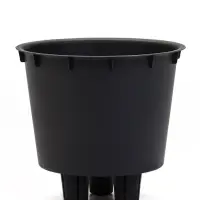 Кашпо со вставкой 3,7 л d22 см h20 см МИКРИТ серый слайн