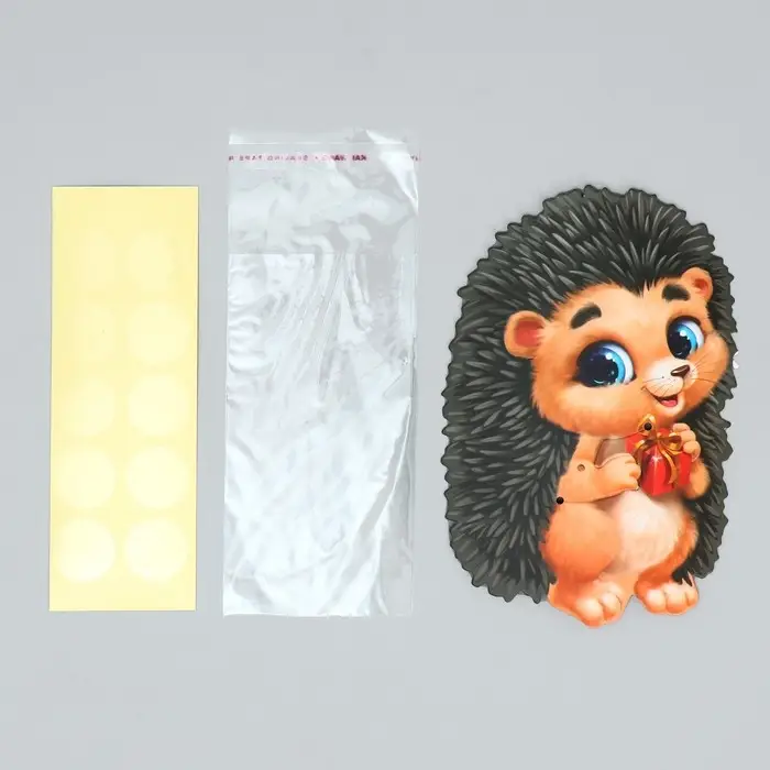 Пакет под сладости «Ёжик», 11 х 6 см Пакет под сладости «Ёжик», 11 х 6 см