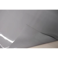 Скатерть на стол гиб. стекло Dekorelle 100х60см серое толщ. 0,8 мм