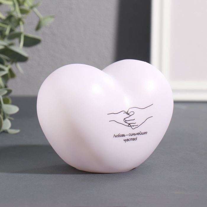 Ночник Ночник "Сердце" (Руки) LED 3хLR44 8х11х7см