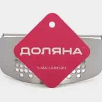 Пресс для чеснока Доляна Steel, 10×5 см, цвет серебряный Пресс для чеснока Доляна Steel, 10×5 см, цвет серебряный
