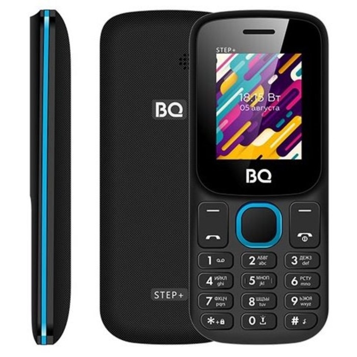Сотовый телефон BQ M-1848 Step+, 1.77 Сотовый телефон BQ M-1848 Step+, 1.77", 2 sim, 32Мб, microSD, 600 мАч, чёрный