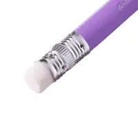 Набор карандашей чернографитных Calligrata. Pastel, 12 штук, HB, с ластиком, трёхгранный, пластиковый, МИКС